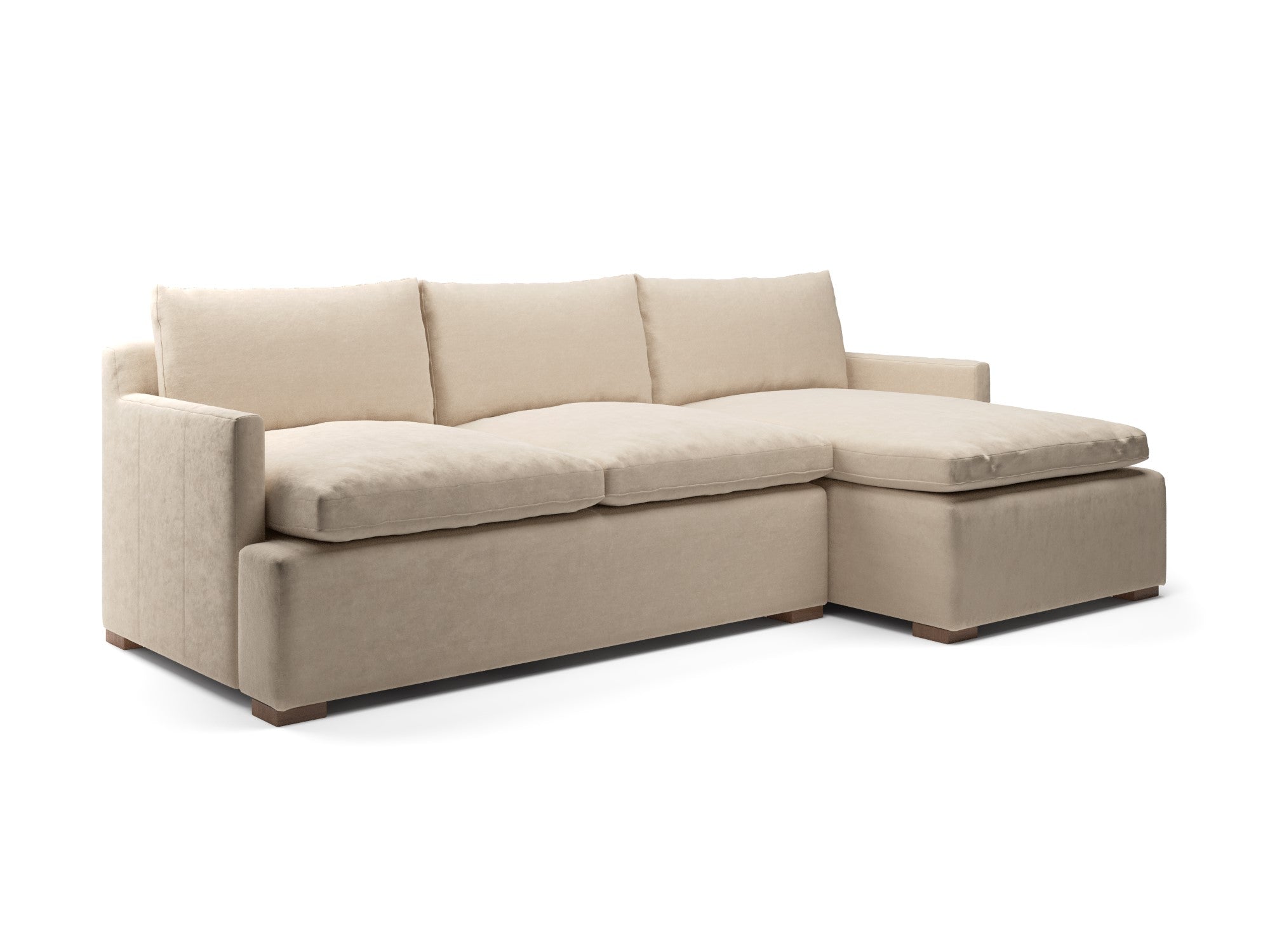 GHOST SECTIONAL WITH CHAISE